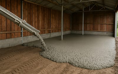 Betonvloer storten in schuur? Dit is waar je op moet letten