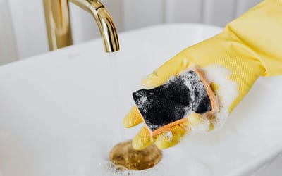 Badkamer schoonmaken met groene zeep